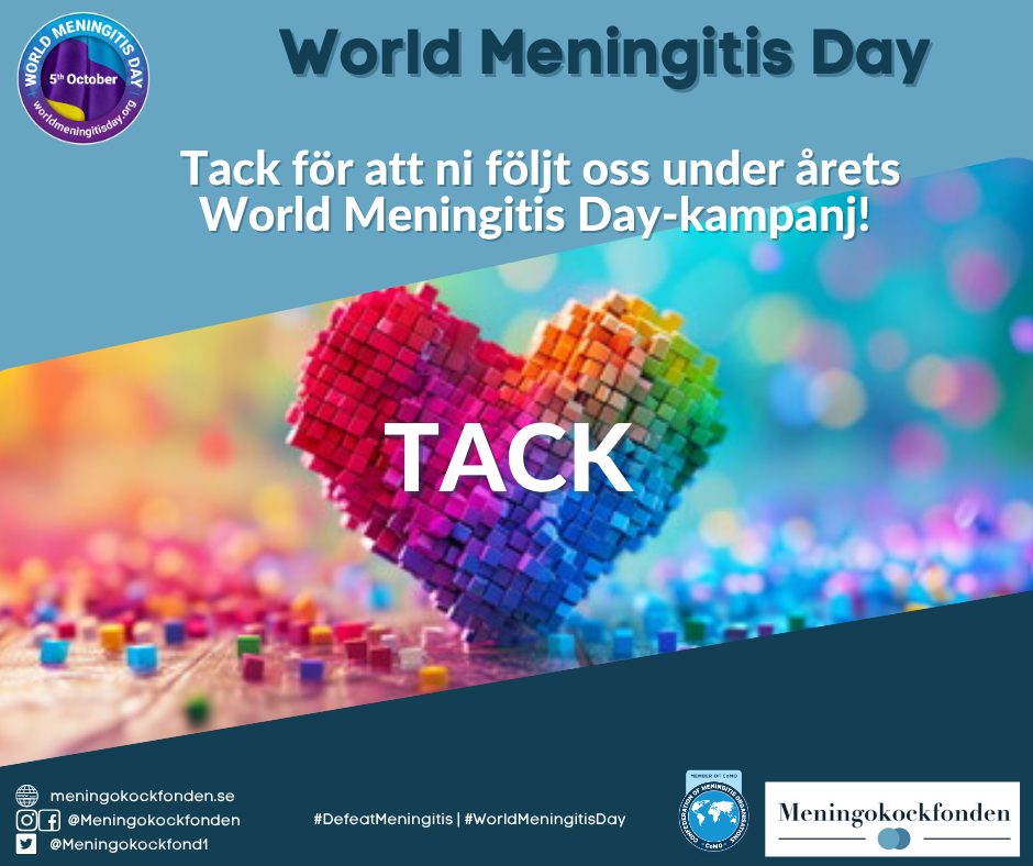 💜 WORLD MENINGITIS DAY - TACK!
