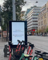 Meningokockfonden på Hamngatan i Stockholm